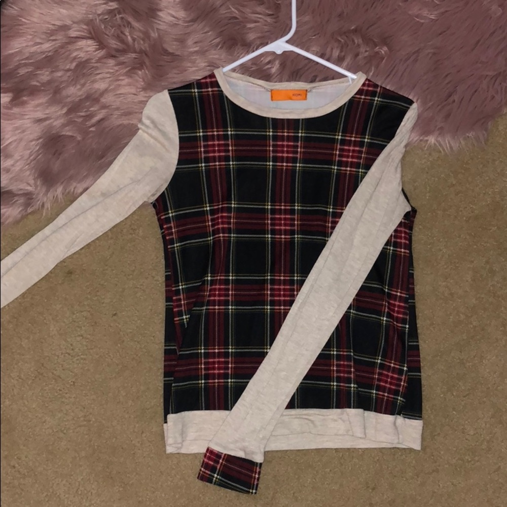 Plaid Fall Casual Top